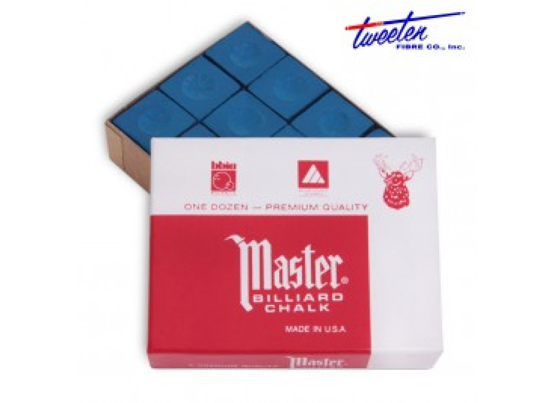 Бильярдный мел Master Blue 12 шт Бильярдный мел Master Blue 12 шт