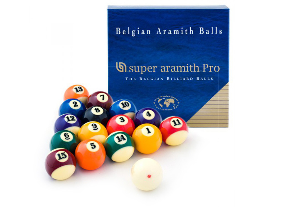 Шары для американского пула Aramith Super PRО 57,2 мм