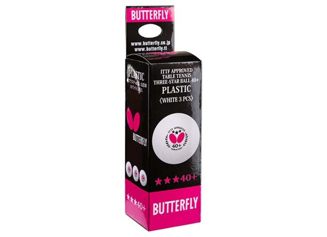Шарики для настольного тенниса Batterfly, 3 шт Шарики для настольного тенниса Batterfly, 3 шт